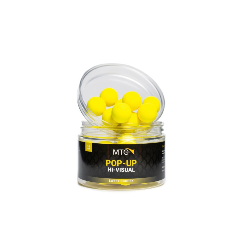 POP-UP HI-VISUAL SWEET SCOPEX  14MM MTC BAITS