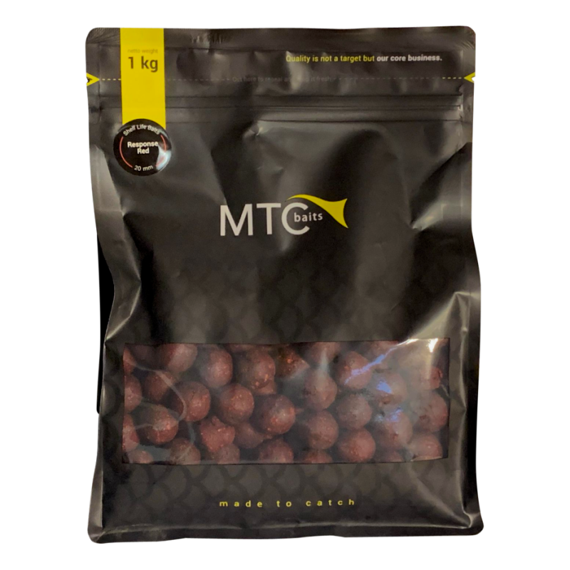 BOUILLETTE RESPONSE RED 1KG 20MM MTC BAITS