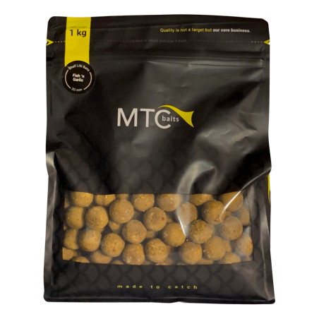 BOUILLETTE FISH N GARLIC1KG 20MM MTC BAITS