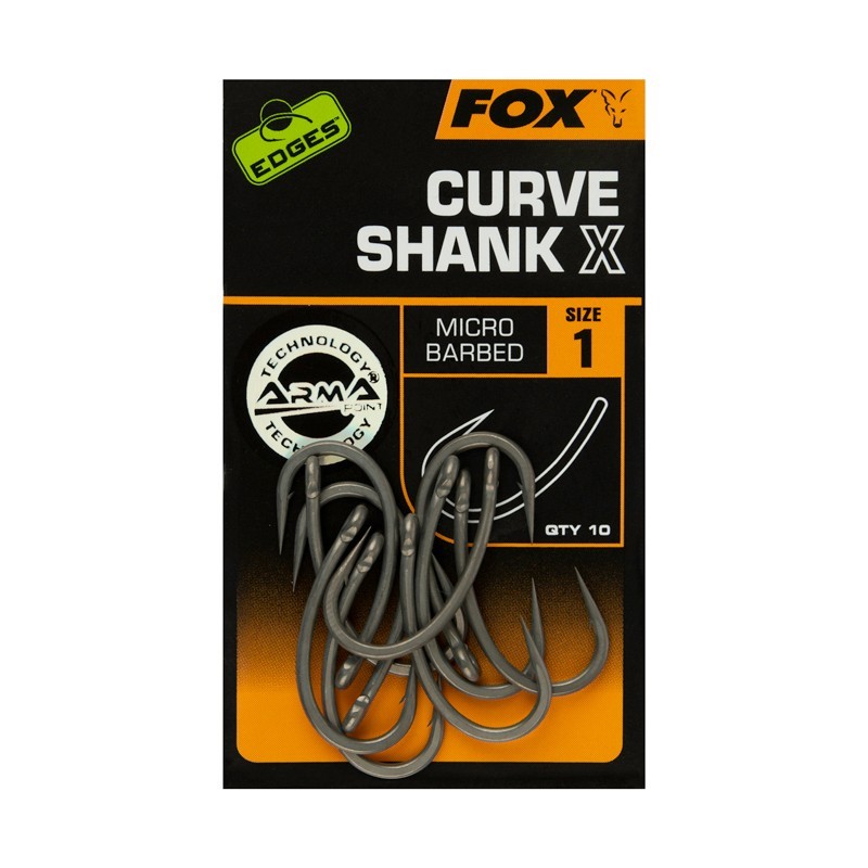 EDGES CURVE SHANK X SIZE 2 FOX
