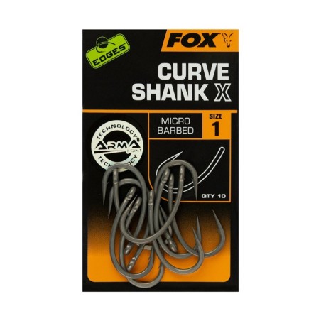 EDGES CURVE SHANK X SIZE 2 FOX
