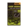 FOX CARP HOOKS - WIDE GAPE - SIZE 6 FOX
